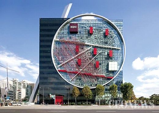 우선협상대상자 선정이 유력한 HDC현대산업개발 사옥