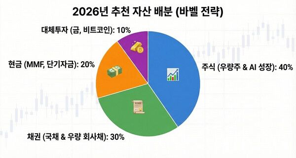 버핏지표가 209%로 200년 닷컴버블과 2008년 금융위기를 넘어서 경고등이 켜진 상황에서2026년 자산 시장의 흐름에 관심이 집중될 것으로 보인다.