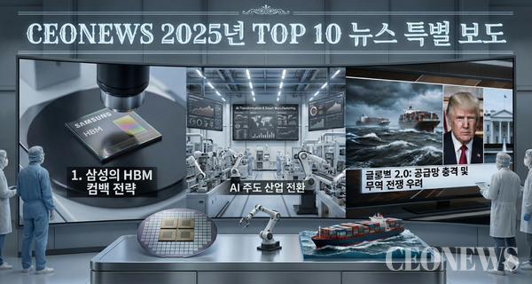 CEONEWS는 올 한 해 독자들에게 가장 뜨거운 관심을 받았던 기사들의 데이터를 분석하고, 편집국 심층 토론을 거쳐 '2025 TOP NEWS 10'을 선정했다.