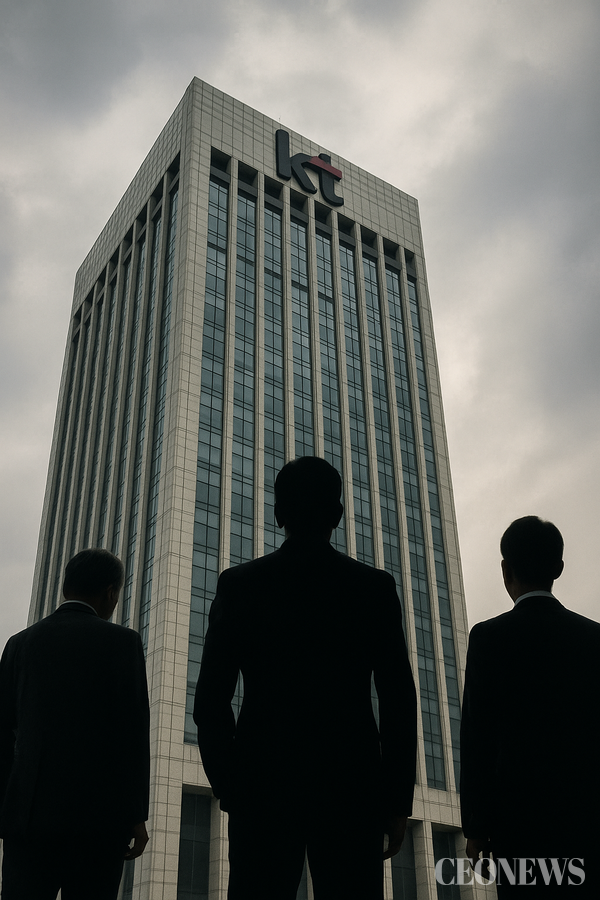 KT 차기 CEO 후보 누출 논란속 낙하산 인사 VS KT맨 대결 구도를 띠고 있다.