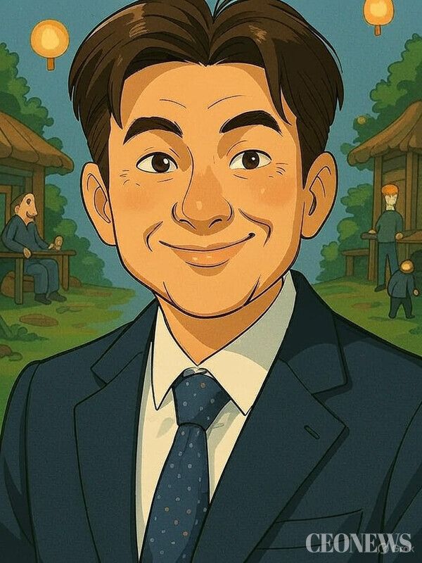 이준석 개혁신당 대선후보 캐리커처