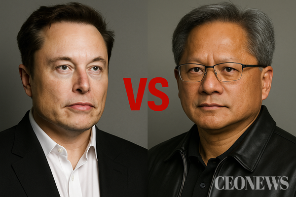 Elon Musk vs Sensen huang