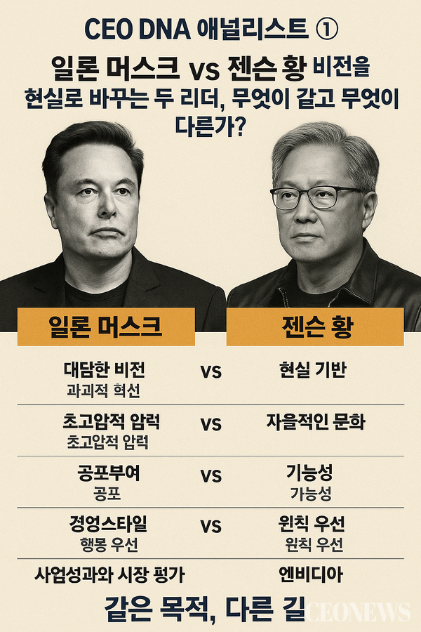 일론머스크 vs 젠슨 황