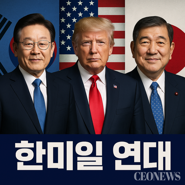 북중러의 결속에 맞서는 것은 한미일 삼각 안보 연대다. 도널드 트럼프 미국 대통령, 이재명 한국 대통령, 이시바 시게루 일본 총리는 지난 8월 캠프 데이비드에서 '인도·태평양 삼각동맹'을 재확인했다. 미국은 인도·태평양 전략의 핵심축으로 한국과 일본을 완전히 편입시켰다.