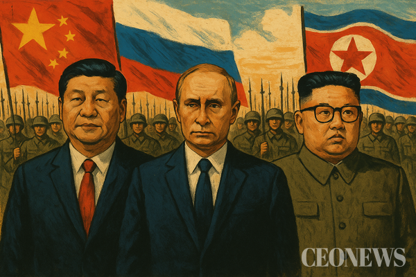 At 10:00 a.m. on September 3, 2025, Tiananmen Square in Beijing. The world’s 7 billion people held their breath as Chinese President Xi Jinping, Russian President Vladimir Putin, and North Korean leader Kim Jong Un stood shoulder to shoulder on the reviewing stand. It was a massive military parade marking the 76th anniversary of the founding of the PRC and the 80th anniversary of victory in the War of Resistance Against Japan. But the real meaning lay elsewhere. The sight of the three leaders of North Korea, China, and Russia together was not a mere commemorative event—it was the official declaration of a “New Cold War.”