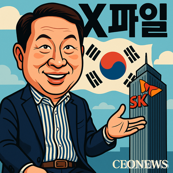 최태원 회장 캐리커처
