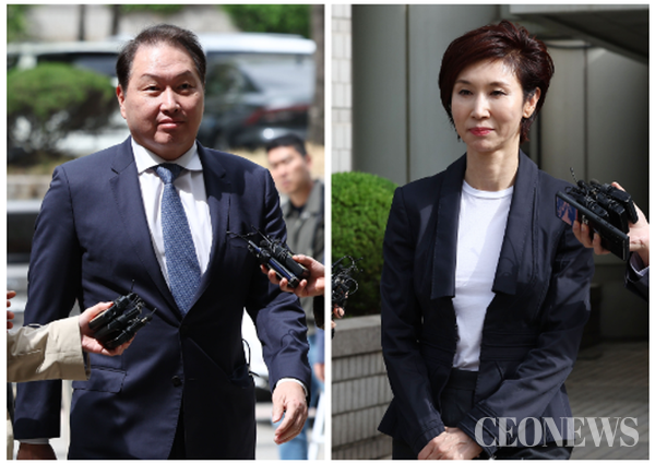 최 회장이 혼외 관계로 얻은 자녀의 존재를 공개하면서 파장이 시작됐다. 노소영 관장은 2017년 이혼 소송을 제기했고, 이후 8년째 치열한 법정 공방이 이어지고 있다.