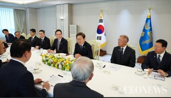 이재명 대통령과 대기업 CEO 회동