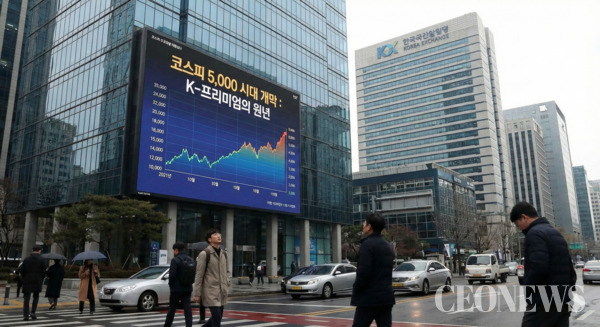 코스피 5000 시대의 가장 큰 변수는 역설적이게도 '환율'이다. 원·달러 환율은 1470원대에서 움직이고 있다. 통상 주가가 오르면 환율은 떨어지는 것이 정석이지만, 현재는 '고환율-고주가'라는 이례적인 동거가 이어지고 있다.&nbsp;