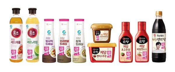 대상의 저당 제품들