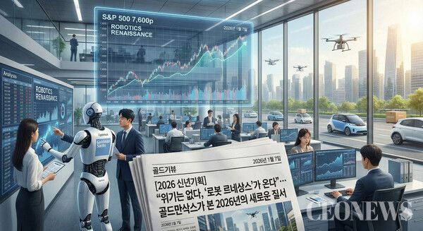 골드만삭스 리서치센터가 제시한 2026년은 '파국'이 아닌, AI와 로봇이 결합해 실물 경제를 폭발적으로 성장시키는 '슈퍼 사이클'의 진입점이다.