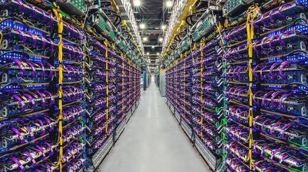 Photo=Google AI server room