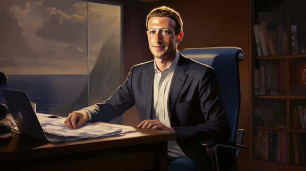 사진=AI 기술을 통해 만든 메타 CEO 마크 주커버그 (저작권 센머니)