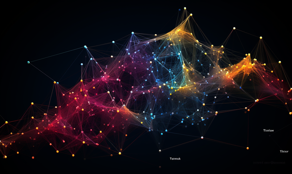 사진=AI 알로리즘 뉴런 네트워크 비쥬얼라이제이션 (센머니 제작)