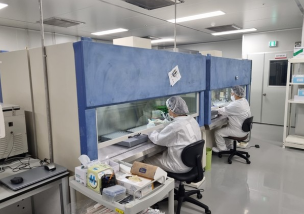 사진=에이바이오 용인공장 세포배양실