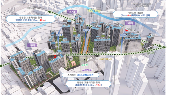 은평구 대조동 89 모아타운 정비후 조감도(자료=서울시)