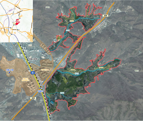 의왕 오전왕곡 지구 위치도(자료=국토교통부)