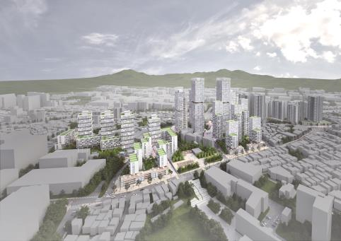 가리봉 1구역 재개발 정비계획 조감도(자료=서울시)