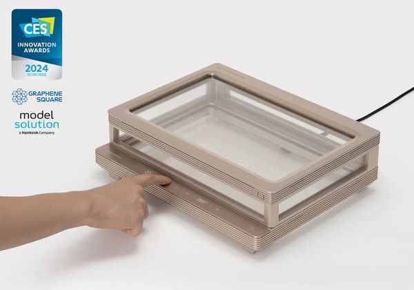 사진=CES 2025 혁신상을 수상한 충전식 투명 그래핀 멀티쿠커