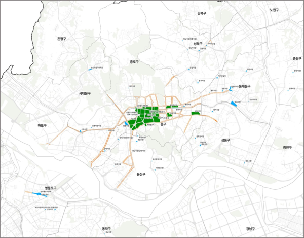 서울시 방화지구 지정 현황(자료=서울시)
