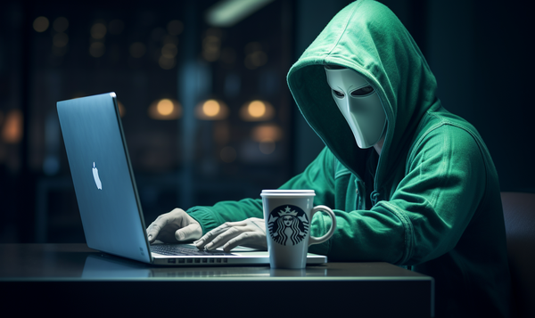 사진=컴퓨터를 이용해서 해킹을 시도하고 있는 해커 (센머니 제작)