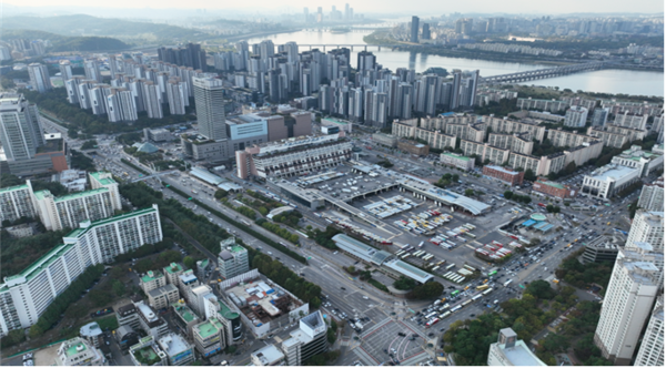 서울고속버스터미널 현황도(자료=서울시)