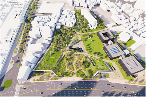 송현 문화공원·주차장 조성사업 조감도(자료=서울시)