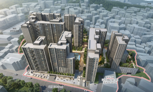 신당9구역 주택정비형 재개발사업 정비구역 지정 및 정비계획 결정(변경)안 조감도(자료=서울시)