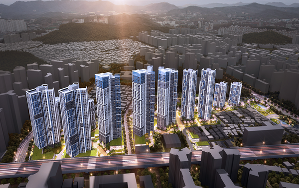 돌곶이·상월곡역세권 장기전세주택 건립을 위한 도시정비형 재개발사업 정비구역 지정 및 정비 계획 결정안 조감도(자료=서울시)