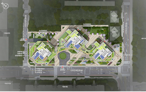 여의도 공작아파트 주택재건축 정비사업 배치도(자료=서울시)