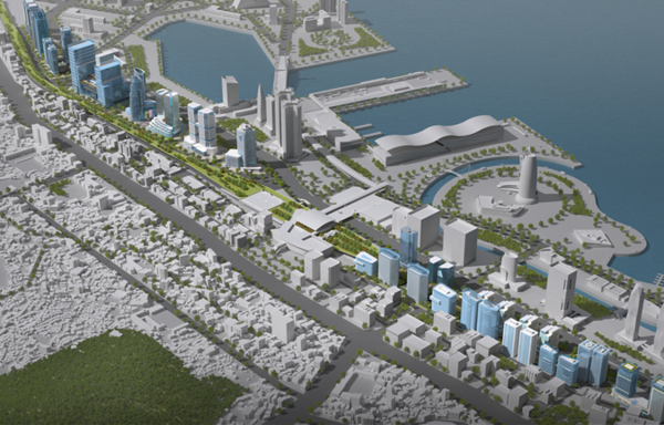 경부선 철도지하화 선도사업 선정 조감도(자료=부산시)