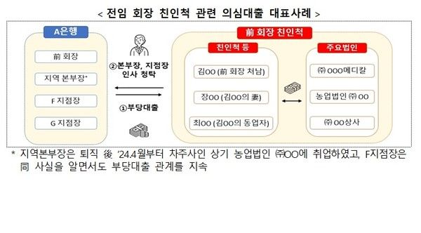 24년 지주･은행 등 주요 검사결과 브리핑 관련 자료(자료=금융감독원)