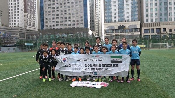 사진설명=김요한 선교사가 이끄는 조이풀 축구단