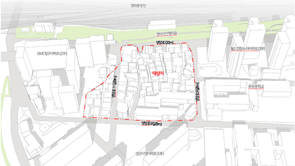 마포구 중동 78 모아타운 위치도(자료=서울시)