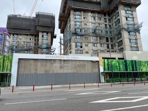 사진=붕괴 사고가 일어난 광주 화정 아이파크 현장 (센머니 DB)