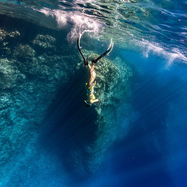 사진=프리다이빙 강사 최윤정(좌)