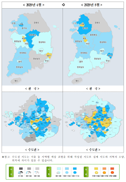2025년 5월 부동산시장 소비자 심리조사(자료=국토연구원)