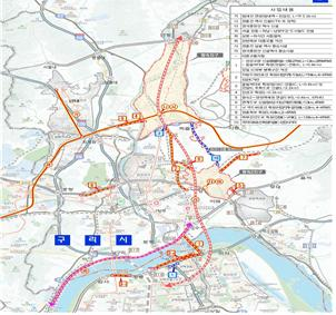 남양주왕숙지구 광역교통개선도(자료=국토교통부)