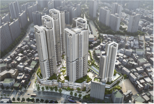 동작구 본동 지구단위계획 결정(변경)(안) 노들역세권 장기전세주택사업 조감도(자료=서울시)