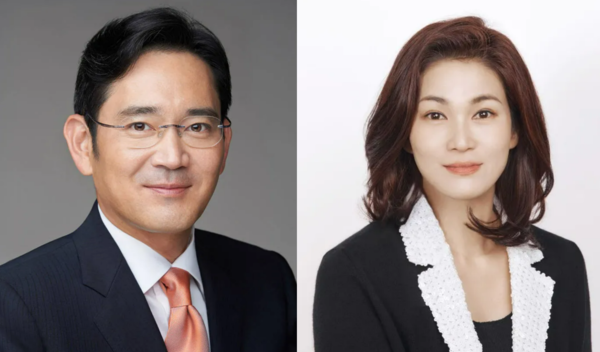 사진=삼성전자 이재용 회장(좌), 삼성물산 이서현 사장(우) [출처:나무위키]
