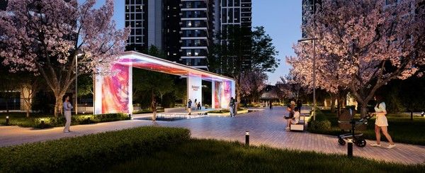 써밋 프라니티 단지 출입구 조감도(자료=대우건설)