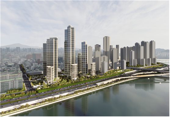 압구정5구역 정비구역·정비계획 결정(변경)(안) 조감도(자료=서울시)