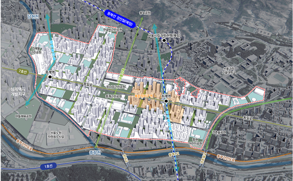 중계 종합구상도(자료=서울시)