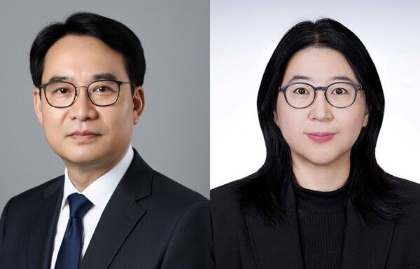 사진=이일용 신임 공영홈쇼핑 대표(왼쪽), 권진미 신임 홈앤쇼핑 대표.