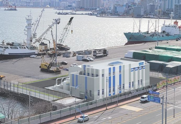 마산항 폐유저장시설 조감도