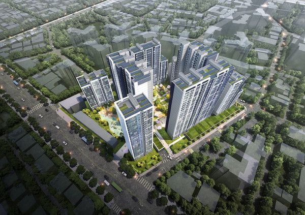 대치현대아파트 조감도