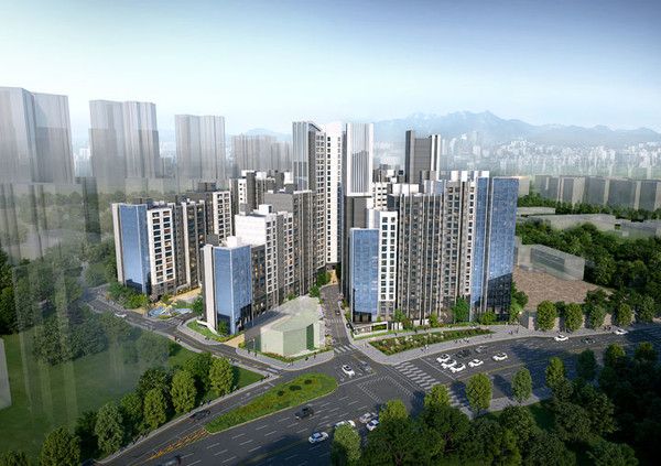 고덕아남아파트 조감도