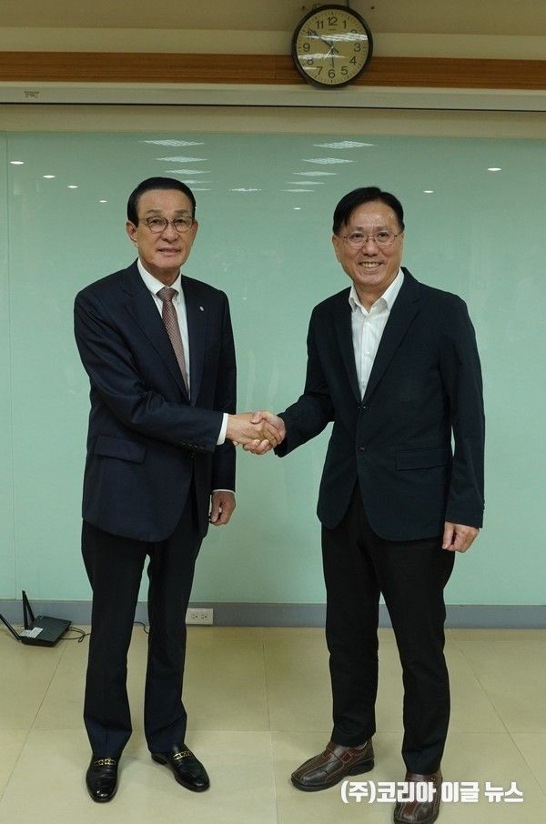 왼쪽 노동진 수협중앙회장/ 노동진 수협중앙회장-대만 수산청장, 