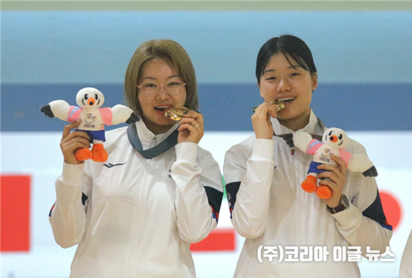 볼링 허선실 선수(오른쪽)&nbsp;(사진/제공=경상남도장애인체육회)