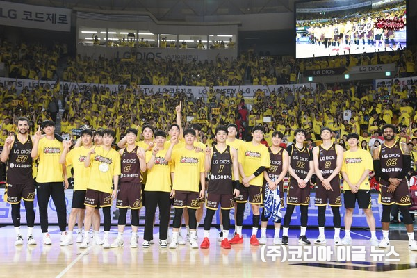 창원LG세이커스 창단 첫 챔피언결정전 승리 (사진/제공=창원특례시)